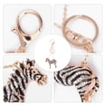 thumbnail image 3 of 2 Pcs Key Chain for Black Bag Phone Zebra Keychain Backpack Pendant, 3 of 8