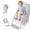 Green, variant on lalalark Potty Training Seat, 2-in-1 Toddler Toilet Seat with Steps, Upgrade Potty Step Stool for Toddler with Anti-Slip Pad Step Stool, Extended Splash Guard, Green