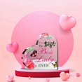 thumbnail image 4 of Heart Shaped Acrylic Butterfly Is The Best Gift Ornament A Commemorative Heart Shaped Transparent Color Printed Ornament For Loved Ones Friends And Neighbors., 4 of 8