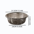 thumbnail image 3 of Thick Clear Plastic Basin, Large Laundry Wash Tub, Multipurpose Round Container for Face Bath Storage Household Bathroom Kitchen Indoor Use, 3 of 6