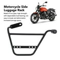 thumbnail image 4 of Motorcycle Side Luggage Rack Strong Structure 12mm Iron Tube Motorcycle Side Mount Luggage Shelf Replacement for  V7 Stone Special Custom, 4 of 7