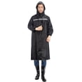 thumbnail image 1 of Poncho impermeable multifuncional para exteriores, de una pieza, para escalada, senderismo y con capucha para hombres y mujeres (talla única, color negro)., 1 of 6