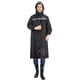 thumbnail image 1 of Impermeable multifuncional para exteriores, impermeable, de una pieza, para escalada, senderismo, poncho con capuchas para mujeres y hombres (tamaño libre negro), 1 of 7