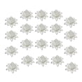 thumbnail image 3 of 20Pcs Beads for Jewelry Making Lotus Flower Caps Hollow Silver Copper Metal DIY Enthusiasts, 3 of 8