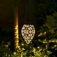 thumbnail image 6 of Tomshine Solar Lantern,Hanging Solar  Outdoor Retro Metal Warm white for Patio Courtyard Balcony Porch Yard, 6 of 7