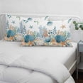 thumbnail image 4 of Teal Blue Coastal Pillow Covers 12"x20", Summer Beach Starfish Shell Coral Nautical Soft Brushed Microfiber Breathable Throw Pillow Covers, Decorative Pillowcase with Zipper for Couch Sofa Bedroom, 4 of 9