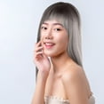 thumbnail image 1 of XWSHYW Pelucas Peluca Peluca Completa Cabello Largo y Liso Peluca Media Larga Degradado Natural, 1 of 2
