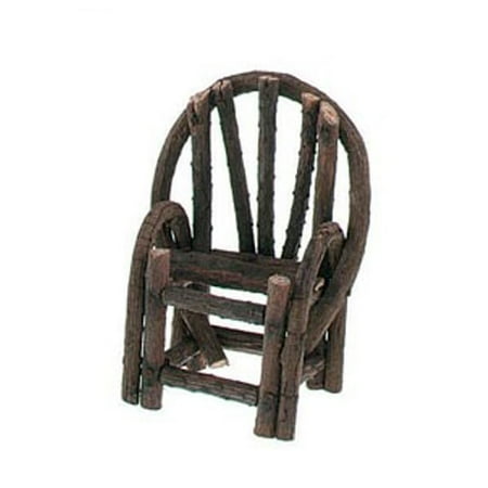 Natural Twig Heart - Grapevine and Twig Natural Wood Chair Fairy Garden Accessory Figurine Craft New