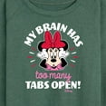 thumbnail image 3 of Mickey & Friends - My Brain Too Many Tabs - Women's French Terry Jogger Pant, 3 of 5