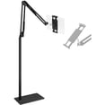 thumbnail image 1 of Support et Support pour iPad, Support de Sol pour Tablette iPhone et iPad Hauteur Réglable jusqu'à 55 Pouces, 1 of 6