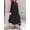 Black, variant on ZANZEA Women Hoodies O-Neck Plain VIntage Baggy Maxi Dress