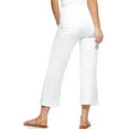 Sofia Jeans by Sofia Vergara White Utility Cropped Wide Leg High-Rise Jeans, Women's - Walmart.com