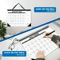 thumbnail image 2 of VINAUO Desk Calendar 2026, Large Desktop Calendar 18-Month Monthly Planner, 17"x12" Desktop Calendar Jan 2026-Jun2027, Big Daily Blocks with To-Do List for Home Office School, 2 of 7