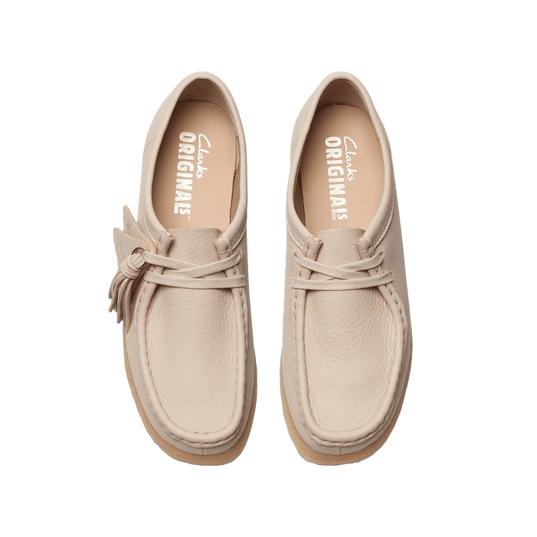 CLARKS ORIGINALS WOMEN WALLABEE Shoes Beige Leather - Walmart.com 