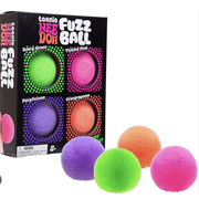 NeeDoh Teenie Sensory Stress Relieving Fuzz Balls -4 pack