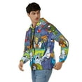 thumbnail image 4 of Saiise Scooby-Doo Bs Mens Zip Up Hoodie Long Sleeve Full-zip Hooded Sweatshirt Pullover With Kangaroo Pocket S-3XL, 4 of 6