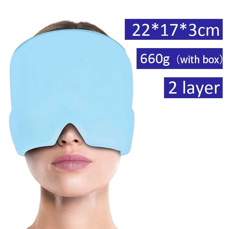 1pc Headache Relief Hat Gel Hot Cold Therapy Headache Migraine Relief