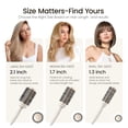 thumbnail image 3 of Round Brush for Blow Out, NaturaVol Medium Round Hair Brush for Fine Hair with Nano Thermal Ceramic Tech, for Blow Drying & Styling, Adds Volume & Smoothness (1.7 Inch Barrel, 2.5 Inch Bristle), 3 of 4