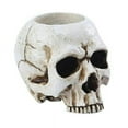 thumbnail image 1 of Crying Skull Taper Candle Holder Pillar Candles Candlesticks Cabinet Home Party Skeleton Statue Sculpture Decor, 1 of 6