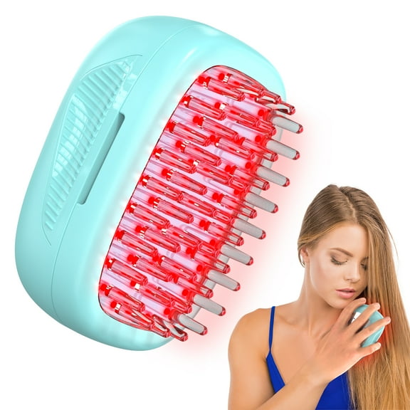 iKeener Laser Hair Growth Comb with Red Light Mode, Rechargeable & Scalp Massage Function