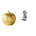 thumbnail image 1 of Figura De Resina De Caballero, Escultura De Arte Moderno, Estatua Abstracta De Fruta, Adorno Nórdico Para Mesa, Estantería, Comedor, Dormitorio, Oficina, Escritorio, Armario, Centro De Mesa,, 1 of 8