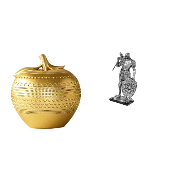 Figura De Resina De Caballero, Escultura De Arte Moderno, Estatua Abstracta De Fruta, Adorno Nórdico Para Mesa, Estantería, Comedor, Dormitorio, Oficina, Escritorio, Armario, Centro De Mesa,