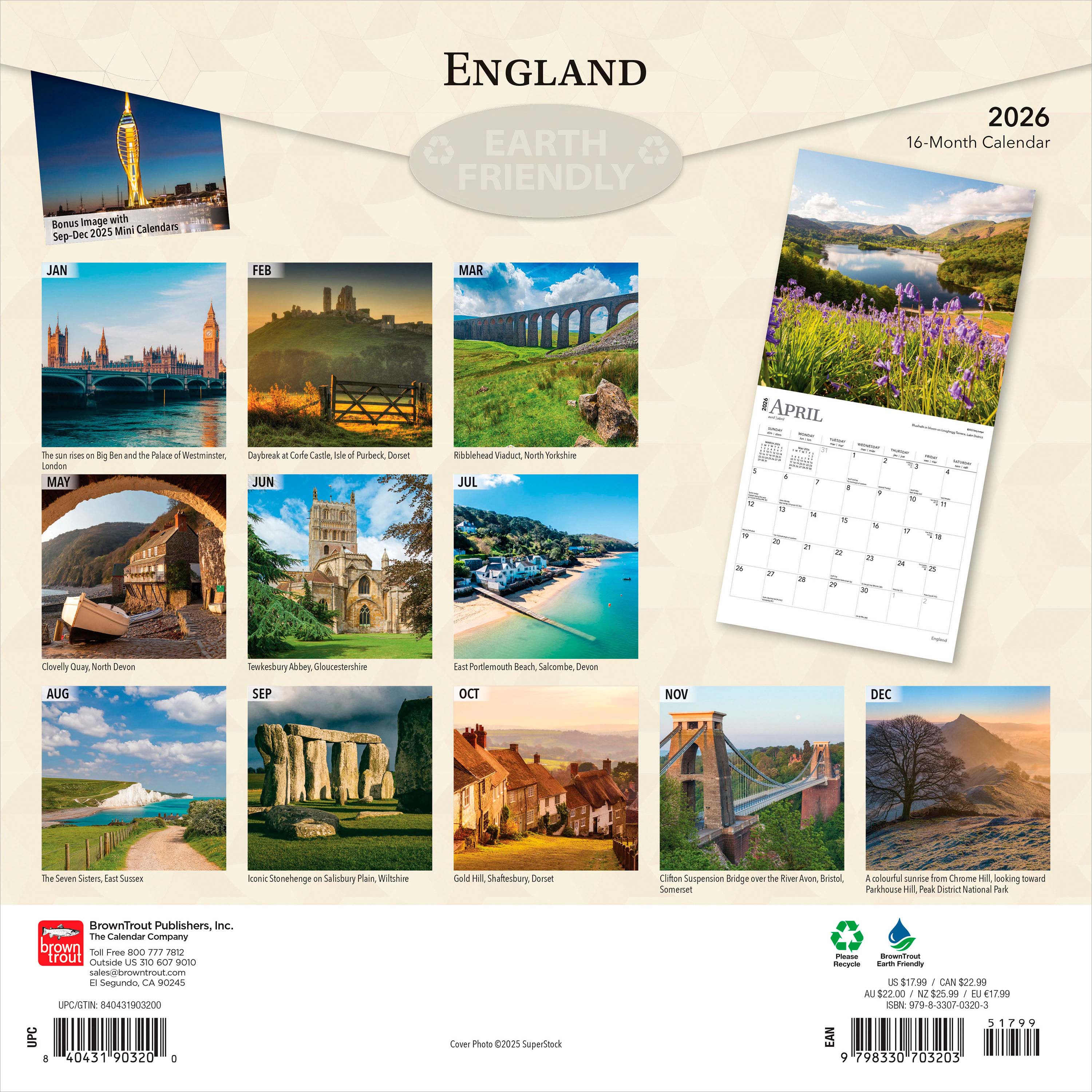 England 2026 Square Flap