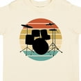 thumbnail image 4 of Inktastic Drum Set Retro Drummer Sunset Boys or Girls Toddler T-Shirt, 4 of 5