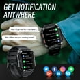 thumbnail image 6 of &nbsp;1.96" Military Smart Watch Outdoor Tactical Sports Watch Fitness Activity Tracker Smartwatch for Men with iPhone Android, 6 of 7