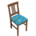 thumbnail image 1 of KLL Cute Car Cartoon Pattern Seat Covers for Dining Room Chairs,Washable Chair Seat Chair Covers Seat Protector-Two Pieces, 1 of 7