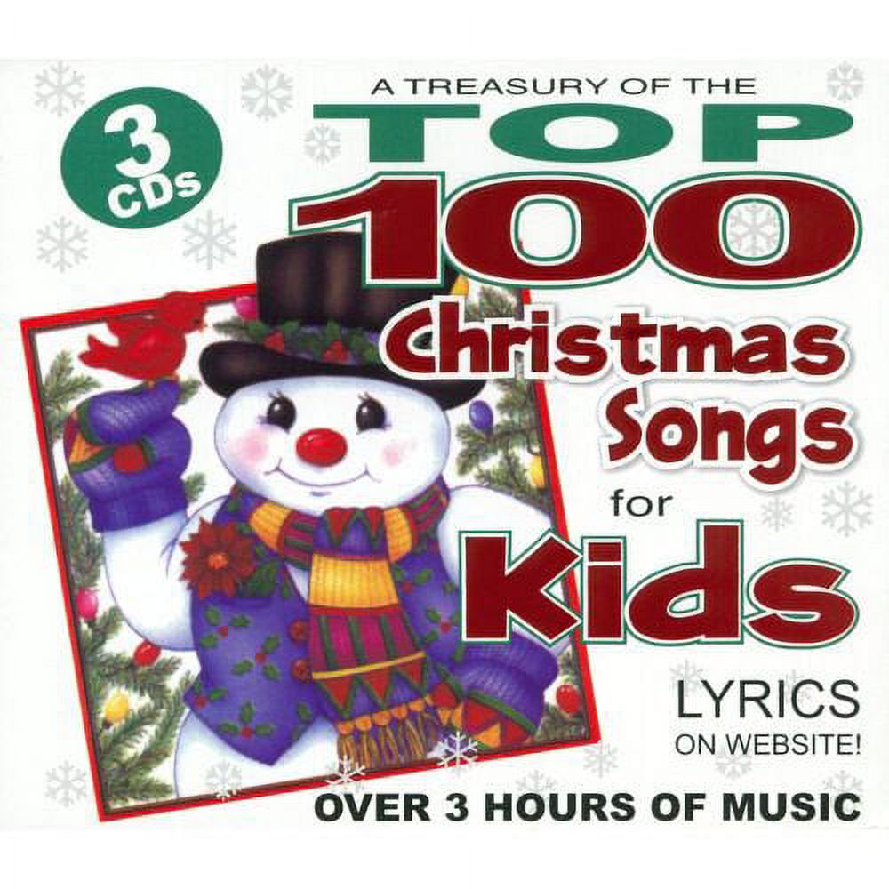 A Treasury Of The Top 100 Christmas Songs For Kids (3 Disc Box Set)