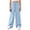 Sky Blue, variant on PMVFHDE Girls Elastic Waist Casual Long Pants Summer Solid Trousers Kids Everyday Bottoms School Outdoor Sky Blue,5-6 Years