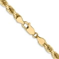 thumbnail image 4 of 14K Yellow Gold Jbsp's 4.5mm Diamond-Cut Rope Chain (22 X 4.5) Made In Peru 7008-22, 4 of 5