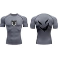 thumbnail image 3 of Camisa de compresión de entrenamiento de Anime para hombres, ropa interior atlética de secado rápido, protector de erupción, capa Base de gimnasio, equipo deportivo, 3 of 5