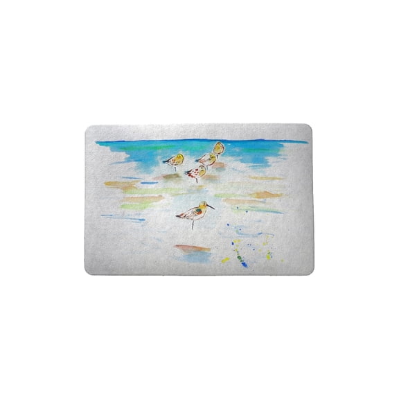 Five Sanderlings Door Mat 18"x26"