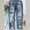 thumbnail image 2 of Vedolay Womens Casual Pants Women Straight Leg Stretchy Length Denim Pants with Pockets,Green S, 2 of 5