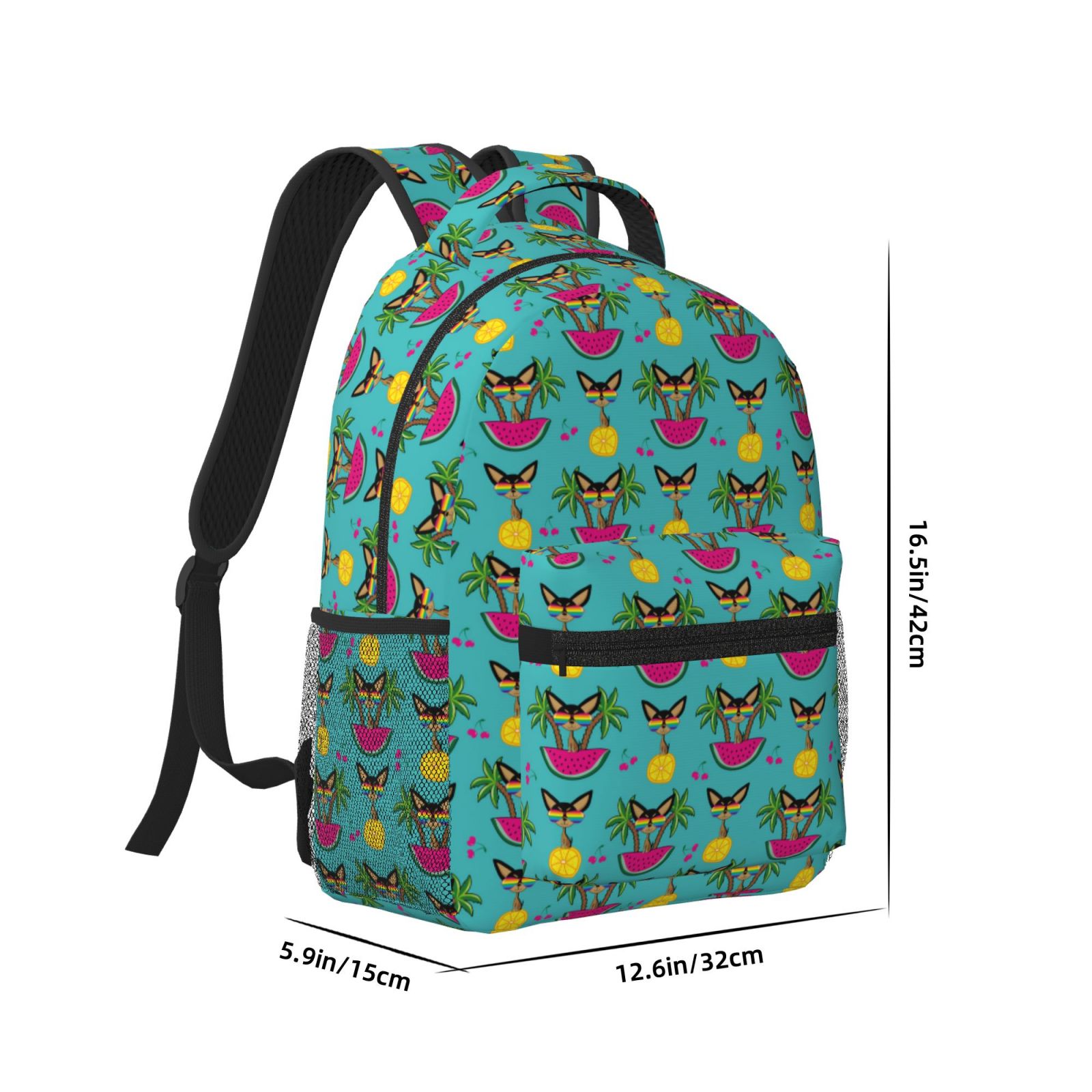 Xecao Sunmmer Cat Travel Backpack: A spacious, stylish computer backpack ideal for men and women, perfect for college, school, or daily travels