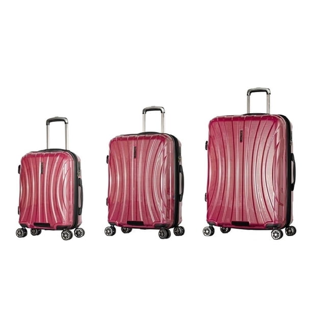 Set de Equipaje Travel Plus 3 Maletas 20", 24" y 28" Vino