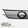 thumbnail image 3 of Stehlen 642167824497 IS-F Sport Mesh Front Hood Bumper Grille - Black For 2006-2008 Lexus IS250 / IS350, 3 of 5