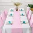 thumbnail image 2 of Horbaunal 2 Pack Light Pink Satin Table Runner 12 x 108 Inch, Smooth Table Runners for Wedding Banquets Birthday Party, 2 of 7