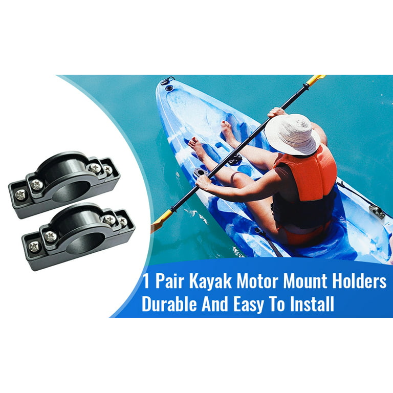 Kayak Canoe Standing Float Stabilizer Outrigger Mount Holder Pole Clip Accessories, Size: 3.5, Black