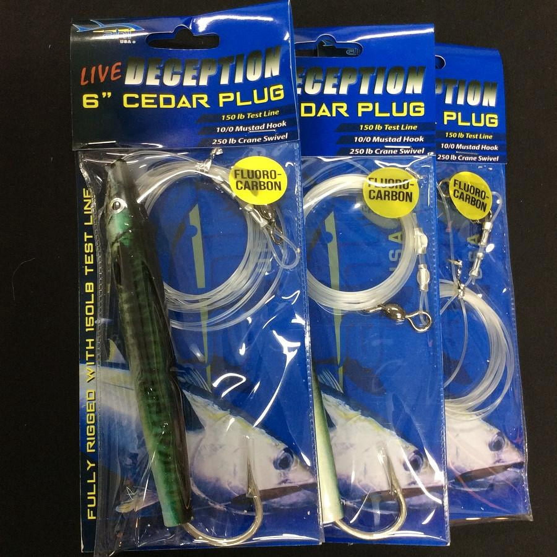 Ahi CP600SD 6in Live Deception Cedar Plug Sardine
