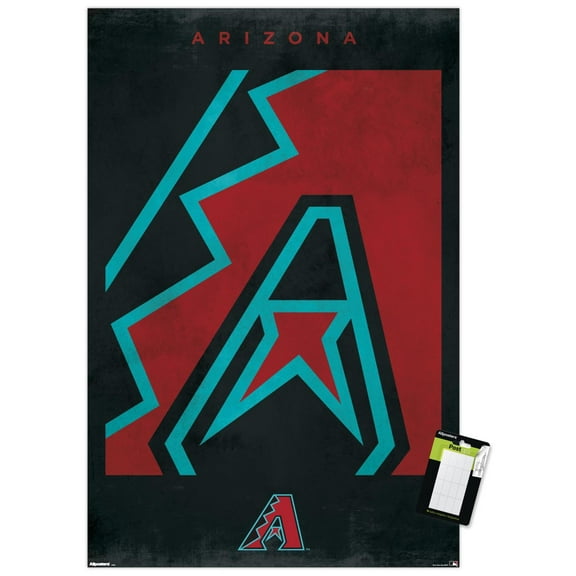 MLB Arizona Diamondbacks - Logo 25 Wall Poster, 22.375" x 34"