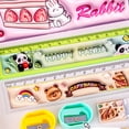 thumbnail image 4 of 2026 Back to School 6-Piece Stationery Set, Cute Cartoon Kit with Pencils, Sharpener, Eraser & Ruler for Design Students, Creative Gift for Kids & Teens - C, 4 of 7