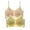 Beige, variant on Women's Front Side Buckle Lace Edge Steel-Free Seamless Yoga Sleep Bra - Adjustable Gathering, Large Sizes (M-XXXXL), Nylon Spandex, All Seasons