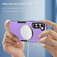 thumbnail image 2 of Phantom Eye Magnetic Case, Full Wrap Case, Shockproof and Wear-Resistant, Simple Design for Samsung Galaxy S23 S22 S21 S20 Ultra Plus FE Note20 Phone Case (Purple,S21 Ultra), 2 of 8