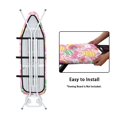 thumbnail image 5 of HELLHERO 3 Fasteners Ironing Board Cover Durable Easter Egg Rabbit Pattern Design Replacement with Hook and Loop for Mom Wife Gifts, 5 of 5