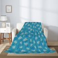 thumbnail image 2 of Hirioo Sea Turtle for Flannel Blanket, Cozy and Warm Throw for Bed or Couch ,Perfect for All Seasons-60"x50", 2 of 6
