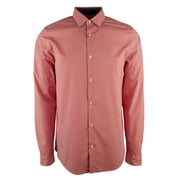 Men's Check Long Sleeve Stretch Slim Fit Shirt X-Large