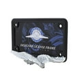 thumbnail image 3 of United Pacific Eagle Motorcycle License Plate Frame - Black/Chrome 50124, 3 of 4